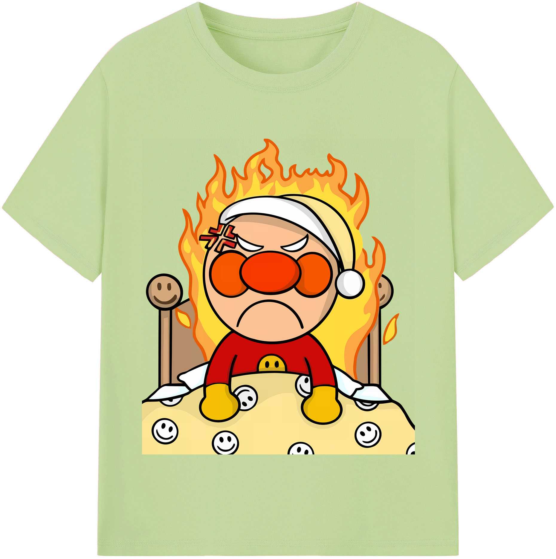 （画像用） アンパンマン Anpanman 綿100％半袖Tシャツ（フロントプリント）